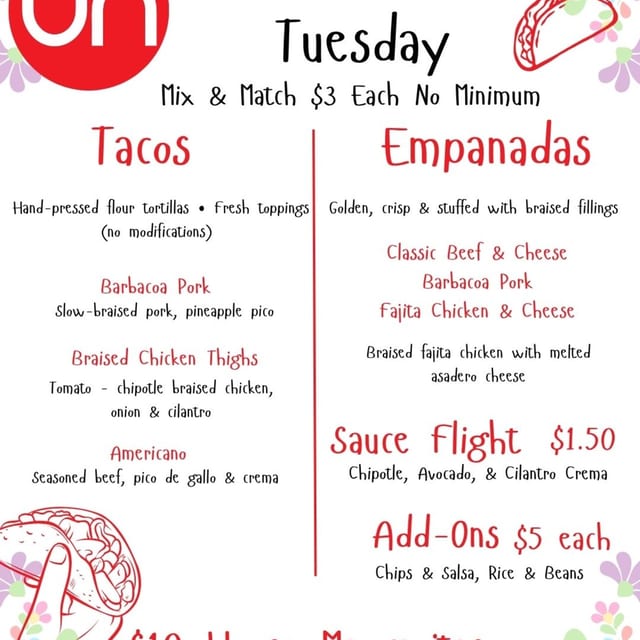 Taco & Empanada Tuesdays