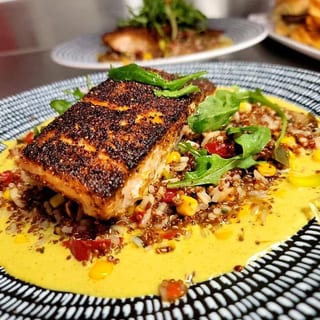 Blackened Salmon Dinner
